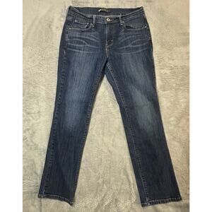 Levi’s Women’s 585 Straight Leg Jeans Size 8 W29 L30 Medium Wash Stretch Denim